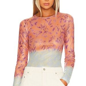 Miaou long sleeve tee - saint ochre